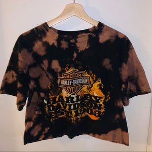 Harley Davidson Tie Dye Crop Top (SZ: M)